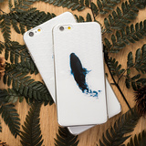 中国风苹果6外壳iPhone6 Plus手机壳6S浮雕立体鱼硬壳4.7寸新款潮