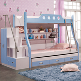 儿童床上下床铺  子母床 1.5米儿童储物床 高低床 1.2米双层床
