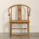 中式仿古家具/高端老榆木圈椅/明清古典做旧扶手实木围椅/新品