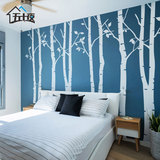 大树森林墙贴卧室温馨床头装饰超大客厅沙发背景墙壁贴画玄关贴纸