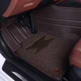 2016款15地毯高档双层环保双层高档专用PU皮革丝圈全包围汽车脚垫