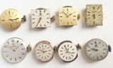 配件处理  古董欧米茄483 484機械古董手表女表古董钟表配件