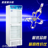 星星冰箱陈列柜LG-350冷藏柜二门冰箱陈列柜展示柜双门饮料柜