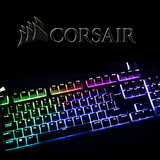 CORSAIR/海盗船STRAFE/惩戒者 K65 K70 K95 RGB茶红青轴机械键盘