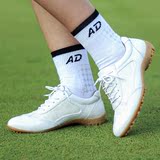 昕风采 2016新款时尚白色高尔夫球鞋女超轻真皮防水高尔夫鞋女