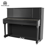 日本阿波罗/APOLLO 全新 高档家庭演奏 专业 黑色立式钢琴 AS-123