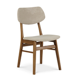 北欧实木餐椅现代简约靠背椅布艺软垫休闲椅创意宜家餐厅椅子书椅