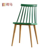 【天天特价】温莎椅 北欧餐椅美式复古休闲椅简约彩色咖啡厅桌椅