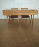 北欧风格餐桌原木色餐桌伸缩型餐桌折叠餐桌家用餐桌个性餐桌定制
