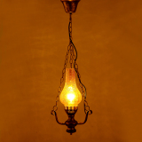 欧式复古铁艺地中海个性吊灯酒吧灯休闲厅灯茶楼灯过道灯阳台灯具