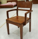 原木色白橡木实木书椅电脑椅餐椅办公椅出口椅子外贸座椅办公椅