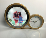 钟表魔镜摆台相框3dUSB床头台灯LED创意礼物儿童婚纱影楼批发包邮