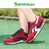 森马正品2016春季跑步鞋 女生运动鞋品牌包邮女鞋红色旅游专柜鞋