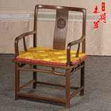 红木家具 中式新式实木围椅仿古鸡翅木南宫椅原木明式椅 古典茶椅