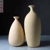 土陶花瓶陶罐粗陶瓶手工高温新中式工艺艺术装饰摆件