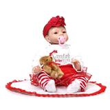 NPK圣诞仿真婴儿柔软软胶娃娃 可爱宝宝益智玩具 结婚压床娃娃