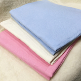 宝丽 纯棉针织线毯夏凉被休闲毯空调被六层纱布毛巾被 欧式花纹