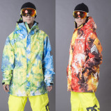 WAKA手雷系列滑雪服男女情侣款防水10000棉加厚单板双板滑雪服