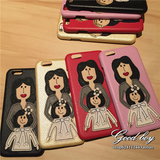 杜嘉班纳D&G妈妈系列iphone6s plus和妈妈生活童趣刺绣手机壳