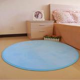 珊瑚绒圆形地毯 加厚瑜伽健身圆形地垫 客厅卧室茶几地垫电脑椅垫