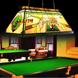 蒂凡尼欧式田园彩色玻璃摇篮灯具桌球室台球厅餐厅别墅复式楼吊灯