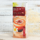 日本进口冲饮品 AGF MAXIM 香浓摩卡牛奶速溶咖啡56g(80g) 4本入