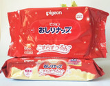 日本代购 贝亲Pigeon婴儿湿巾乳液型宝宝护肤清洁湿巾66枚 补充装