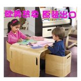 宝宝学习桌桌椅套装小孩幼儿木质环保宜家实木儿童家具书桌写字桌
