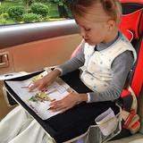 外贸出口儿童汽车座椅上绘画托板架板 婴儿推车玩具托盘宝宝用品