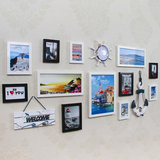 美柚地中海人气照片客厅墙相片墙  创意亚克力现代简约相框照片墙