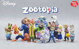 迪士尼 疯狂动物城zootopia 玩具公仔 12款动物 手办玩偶周边摆件