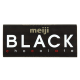 日本进口零食品 明治Meiji BLACK黑巧克力片装50g/4028