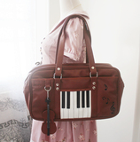 【单件包邮】日本 JK制服 日系软妹 优雅可爱钢琴键盘单肩包cos包