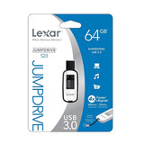 雷克沙（Lexar）S23U盘  USB3.0闪存  64G高速读写 推拉盘式