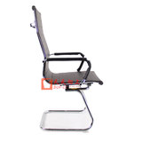 简易弓形办公会议椅高档皮质职员电脑椅稳固耐用会客洽谈椅带扶手