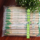 【100双熊猫正品】一次性筷子批发方便筷竹筷圆筷包邮 加粗5.85mm