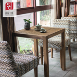 简域纯实木方桌餐台餐桌椅组合简约咖啡厅桌椅小户型住宅家具餐桌