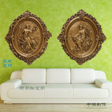 欧式复古树脂创意壁挂壁饰墙饰客厅背景立体浮雕画装饰画墙装饰品