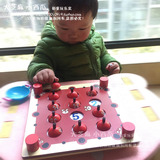 预定小熊儿童记忆棋 木制玩具 桌面游戏亲子互动游戏棋 益智玩具