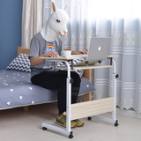 懒人床边笔记本电脑桌 家用床上用置地可移动升降书桌学习小桌子
