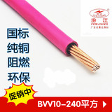 广东珠江电线电缆BVV10/16/25/35/50/70/95平方家用国标纯铜芯线