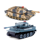 遥控大坦克亲子互动对战坦克模型越野电动玩具遥控车儿童玩具金属