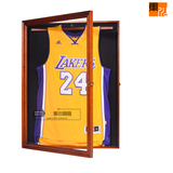 集川-32寸实木高端球衣展示相框足球篮球网球纪念收藏展挂墙画框