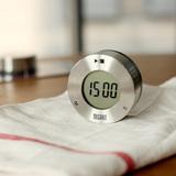MSART厨房家用烘焙电子计时器提醒器创意不锈钢倒计时器时钟磁吸