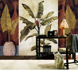 优扬大型定制壁画东南亚风格壁纸客厅背景复古个性墙纸暹罗之恋
