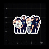 BIGBANG GD TOP太阳 集体款 笔记本贴纸 行李箱贴 贴纸 周边 同款