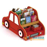 精品 汽车造型书柜 幼儿园儿童图书柜储物柜防火板书本收纳柜书架