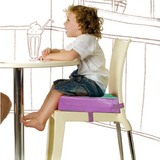 欧洲外贸可调可拆高密度海棉皮革宝宝餐椅增高垫 儿童吃饭椅坐垫