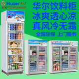 华尔饮料柜单门冰柜风冷立式展示柜双门茶叶 冷藏柜商用 三门冰箱