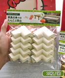 日本原装宝宝安全加厚软软防撞角 儿童桌子包角防护角 10枚/装